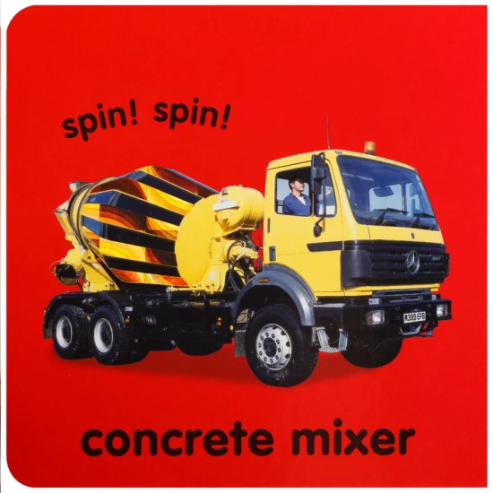 Leporelo Baby Touch and Feel Trucks je neodmysliteľným pokladom v knižnici každého batoľaťa, ktoré fascinujú kolesá.