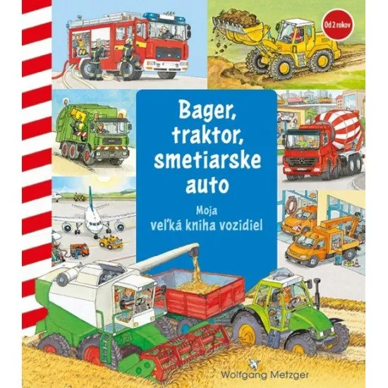 Bager, traktor, smetiarske auto
