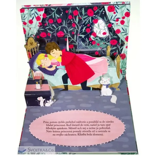 Šípková Ruženka priestorové leporelo