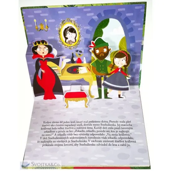 Snehulienka priestorové leporelo