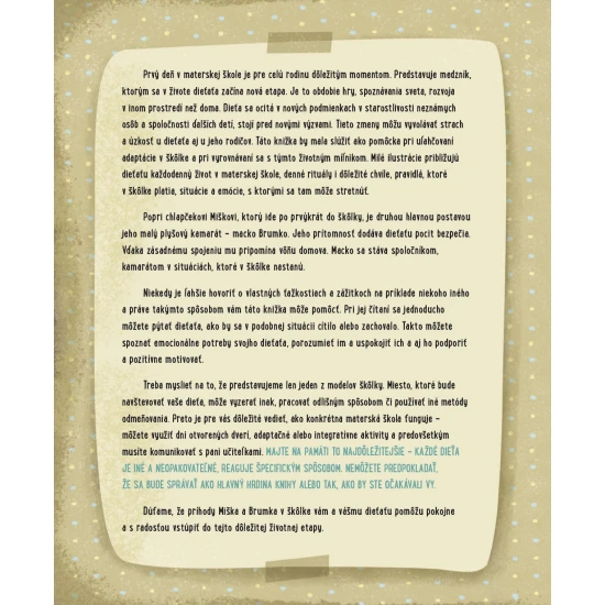 Miško a Brumko idú do škôlky