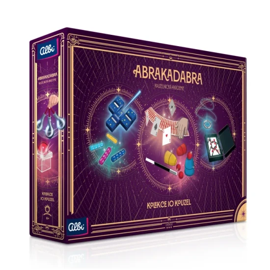 Kúzelnícka sada pre deti Abrakadabra – Kúzelnícka akadémia od Albi Science, kúzelné triky pre malých kúzelníkov