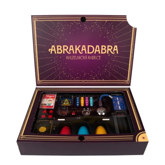 Kúzelnícka sada pre deti Abrakadabra – Kúzelnícka akadémia od Albi Science, kúzelné triky pre malých kúzelníkov