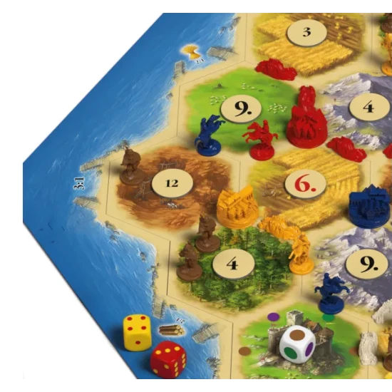 Rozšírenie Catan Kupci a barbari s novými scenármi, obchodovaním, rybolovom a ochranou pred barbarmi