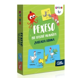 Kvído Pexeso pre bystré hlavičky Zvieracia rodina