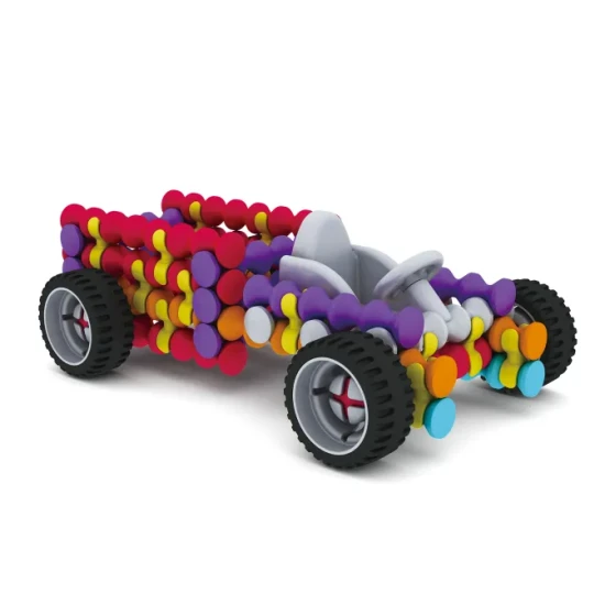 Stavebnica pre deti Kvído Playstix Clips – viac ako 20 modelov, 100 dielov, tvorivá hra od Albi