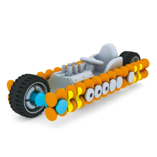 Stavebnica pre deti Kvído Playstix Clips – viac ako 20 modelov, 100 dielov, tvorivá hra od Albi