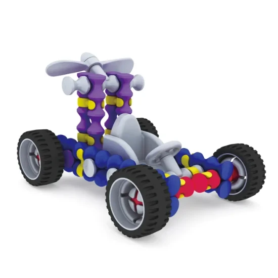 Stavebnica pre deti Kvído Playstix Clips – viac ako 20 modelov, 100 dielov, tvorivá hra od Albi