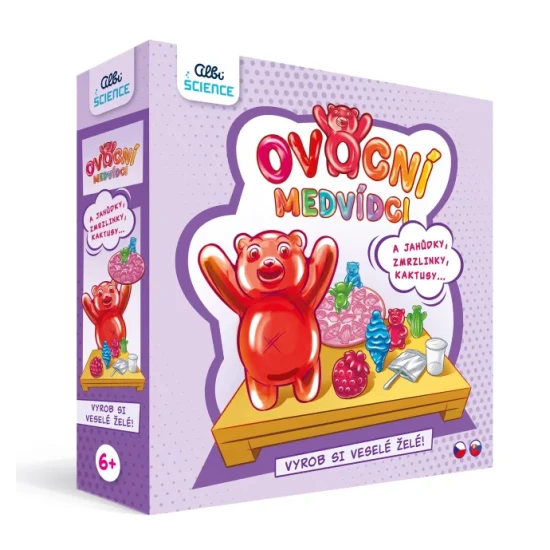 Sada Ovocné medvedíky – tvorenie želé cukríkov s Albi Science.