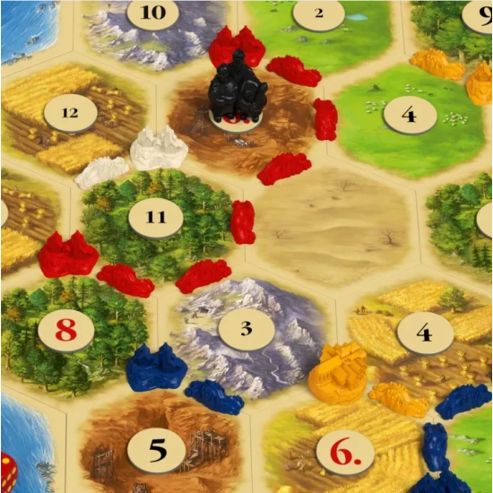 Nová verzia Osadníkov z Katanu s plastickými figúrkami a prístavmi