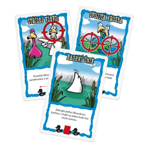 Kartová hra Strelené kačky - napínavá a zábavná hra plná nečakaných zvratov