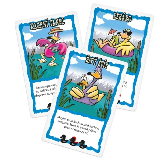 Kartová hra Strelené kačky - napínavá a zábavná hra plná nečakaných zvratov