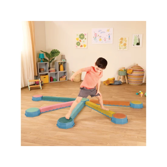 Balančné stupienky Balance & Hop – ideálna pomôcka na rozvoj hrubej motoriky