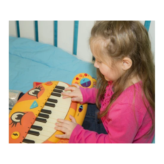 Klavír s mikrofónom Mačka