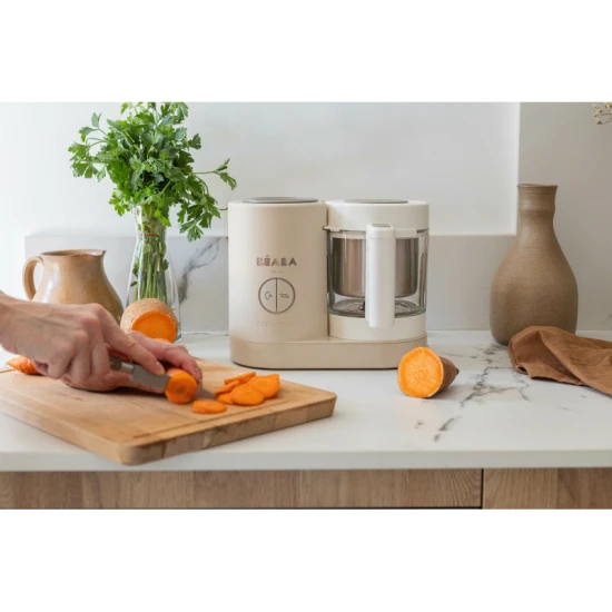 Parný varič + mixér BABYCOOK Neo Clay Earth