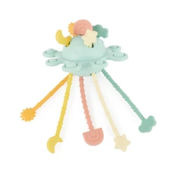 Silikónová motorická hračka s aktivitami - Eucalyptus
