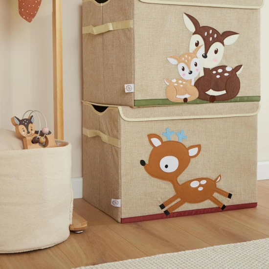 Bieco Úložný box s vekom jelenček BIECO_04000458
