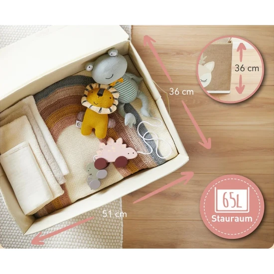 Bieco Úložný box s vekom ježko Piksi BIECO_04000464