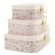 Bieco Súprava troch kartónových kufríkov jelenček Ella dreamy flowers BIECO_04003039