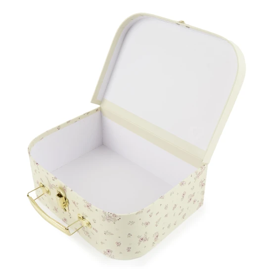 Bieco Súprava troch kartónových kufríkov jelenček Ella vintage flowers BIECO_04003040