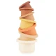 Bieco Silikónové stohovacie tégliky Chocolate Bliss BIECO_20000004