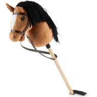 Hobby Horsing na tyči koník hnedý veľ. S