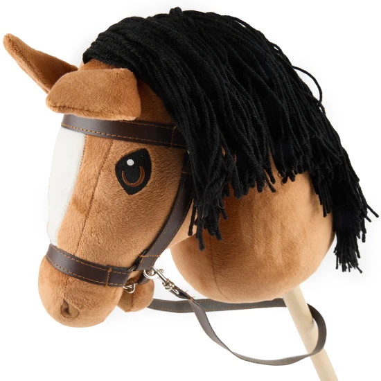 Bieco Hobby Horsing na tyči koník hnedý, veľ. S BIECO_74000225