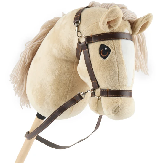 Bieco Hobby Horsing na tyči koník béžový, veľ. S BIECO_74000227
