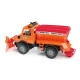 Bruder Unimog 1:16 s prednou radlicou a kontajnerom - ideálny na zimné práce