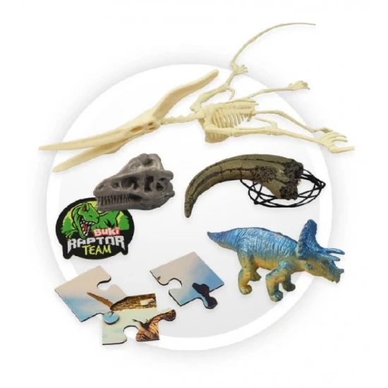 Sada Dino s prekvapením obsahuje 25 balíčkov rôznych predmetov.