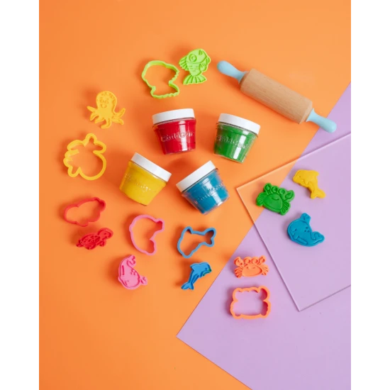 Kreatívna modelovacia sada More – prírodná plastelína pre malých tvorcov