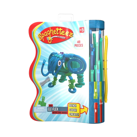 Spájaj, ohýbaj a tvor s flexibilnou stavebnicou Spaghetteez.