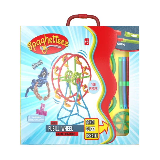 Spájaj, ohýbaj a tvor s flexibilnou stavebnicou Spaghetteez.