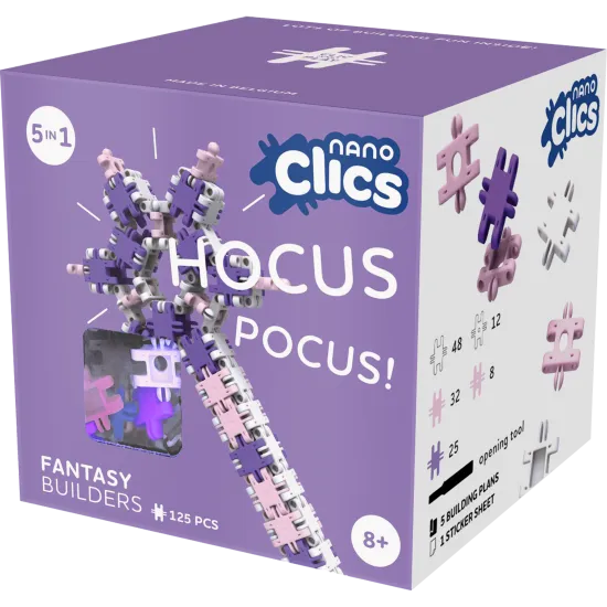 Ekologická stavebnica Nano Clics Fantázia 125 ks