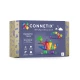 CONNETIX 24-dielna Rainbow Mini Pack Sada – Magnetické dlaždice v pestrých farbách podporujúce kreativitu a tvorbu rôznych projektov pre deti.