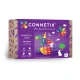 CONNETIX 60-dielny Rainbow Starter Pack Set – Rôzne tvary a farby pre kreativitu a vzdelávaciu hru s magnetickými dlaždicami.