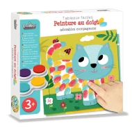 Maľovanie prstovými farbami Domáce zvieratká 3+