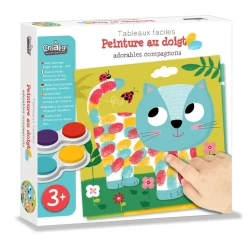 Maľovanie prstovými farbami Domáce zvieratká 3+