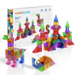 Magnetická stavebnica Cubo Clics Creative Pack 85 ks