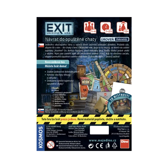 Exit úniková hra: Návrat do opustenej chaty – Dino 655423
