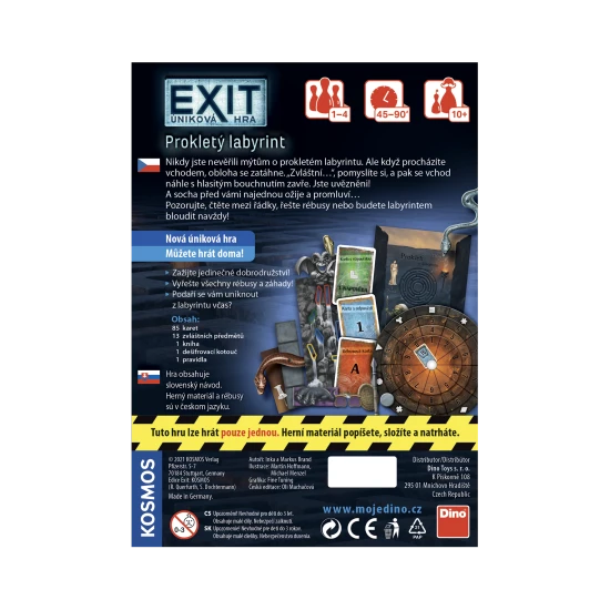 Exit úniková hra: Prekliaty labyrint – Dino 655430