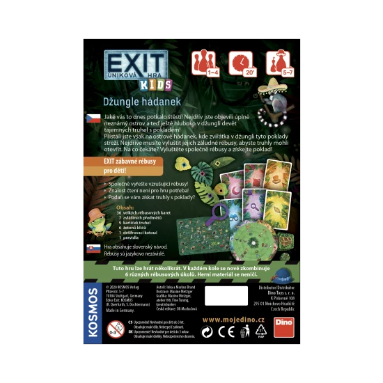 Exit úniková hra pre deti: Džungľa hádaniek – Dino 655447