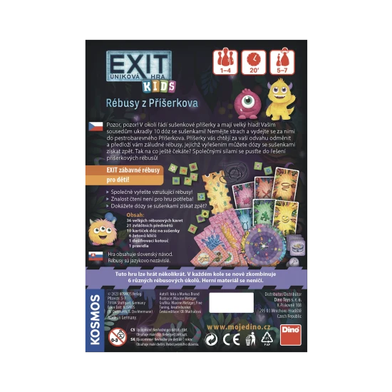 Exit úniková hra pre deti: Rébusy z Príšerkova – Dino 655454