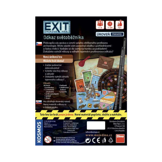 Exit úniková hra: Odkaz svetobežníka – Dino 655485