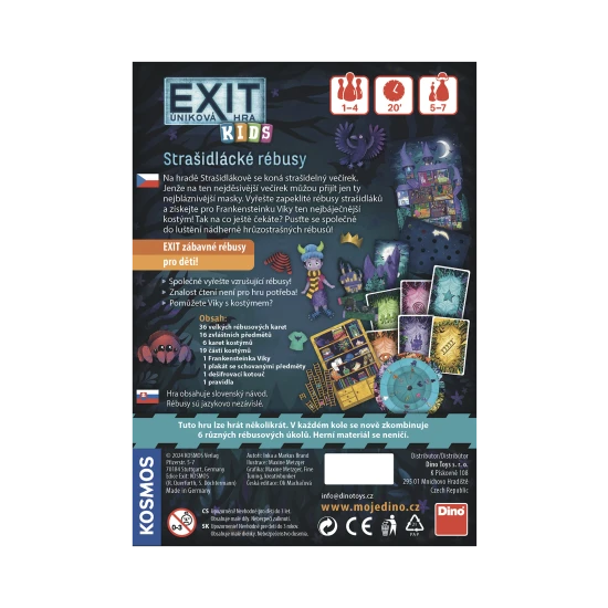 Exit úniková hra pre deti: Strašidelné rébusy – Dino 655508