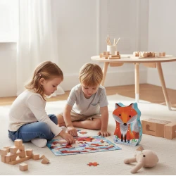 Siluetové puzzle Líška Ginger 24 ks