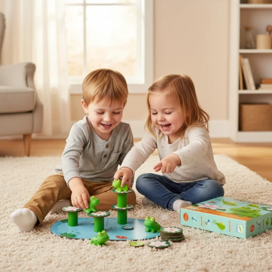 Rovnováha pre najmenších Žabky na leknách