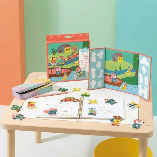 Odnímateľné samolepky Zvieratká