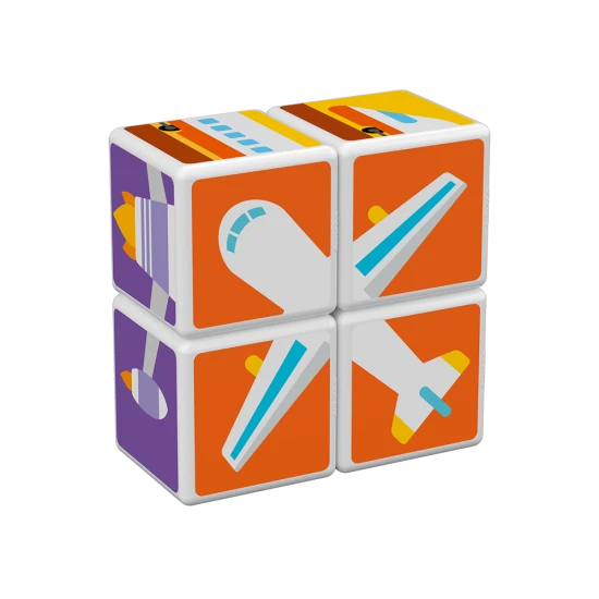 Magnetické kocky pre deti – skladanie dopravných prostriedkov v 3D od 18 mesiacov