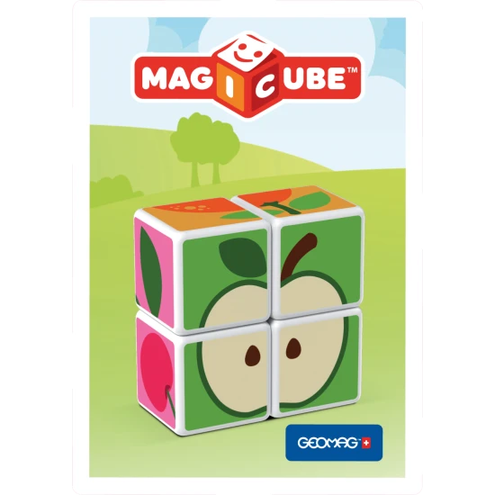 Magnetické kocky pre deti – 3D skladanie ovocia od 18 mesiacov